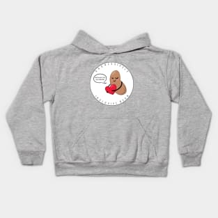 Plain Red Heart: Aggressively Inclusive Bean Kids Hoodie